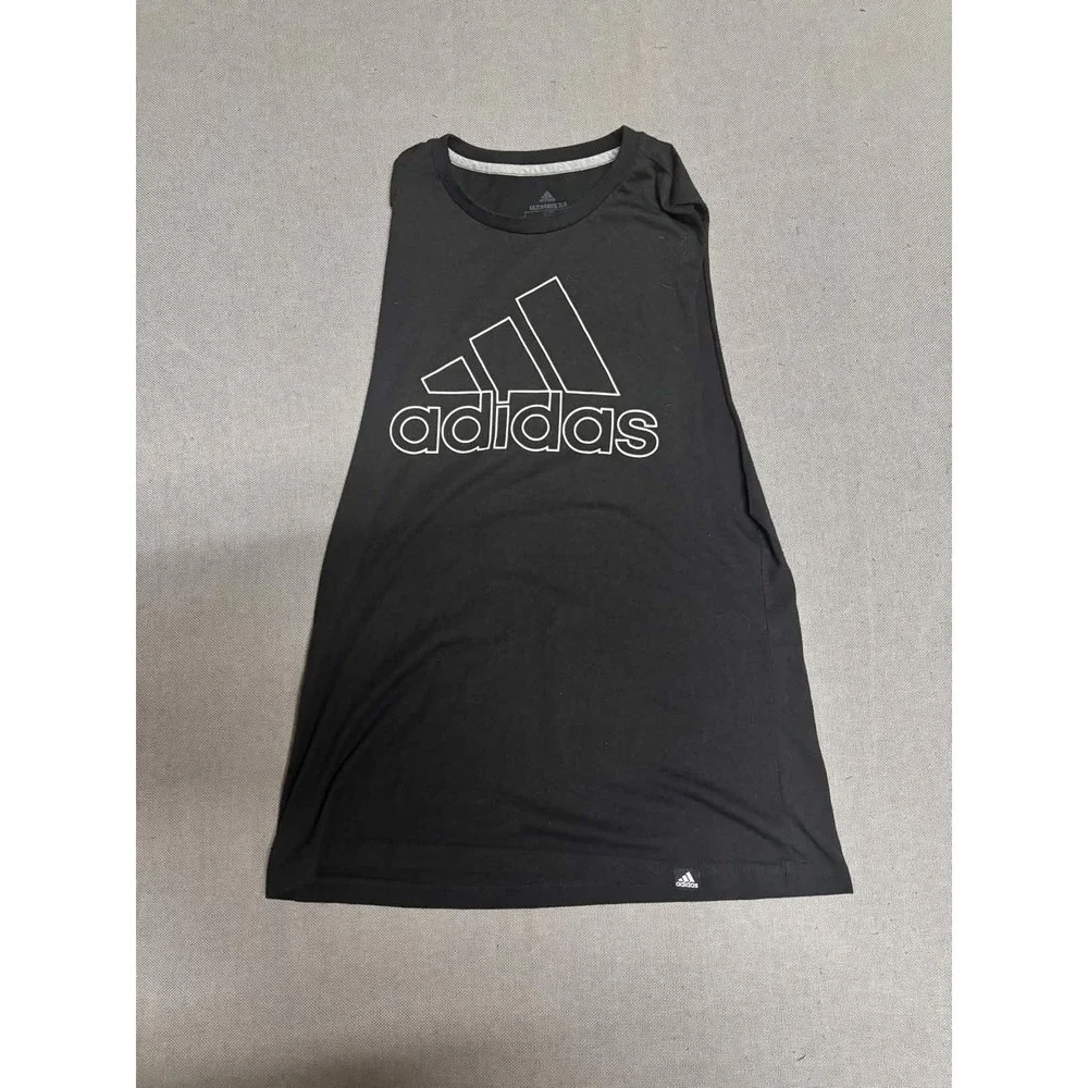 Adidas Men Size Small Black Ultimate 2.0 Sleeveless Tank Top